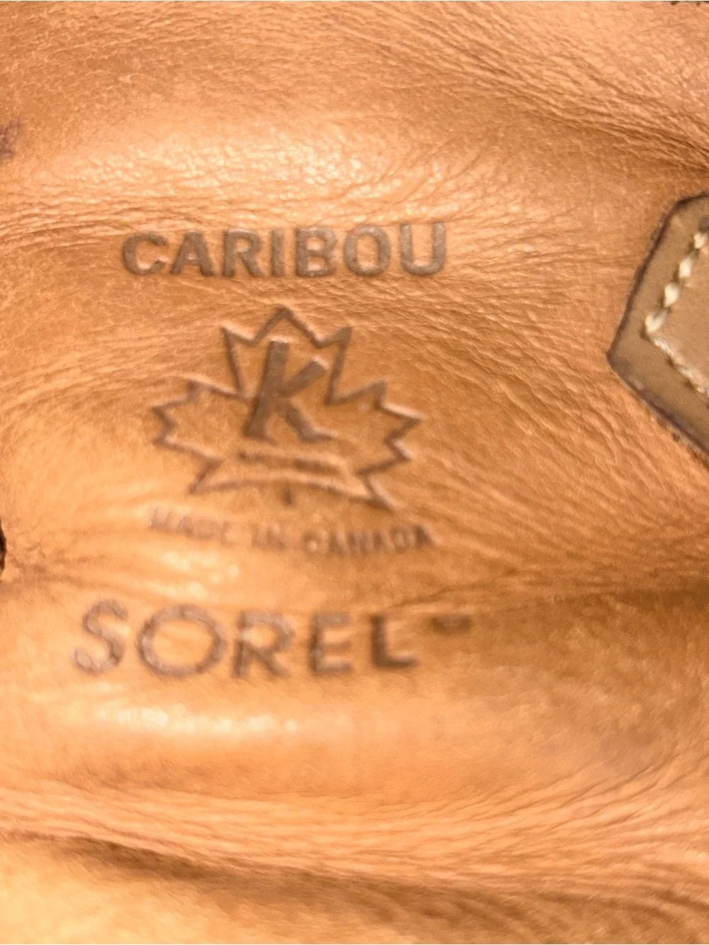Women’s Sorel Caribou 7 Winter Snow Rain Hiking Boots Wool Sherpa Natural Rubber
